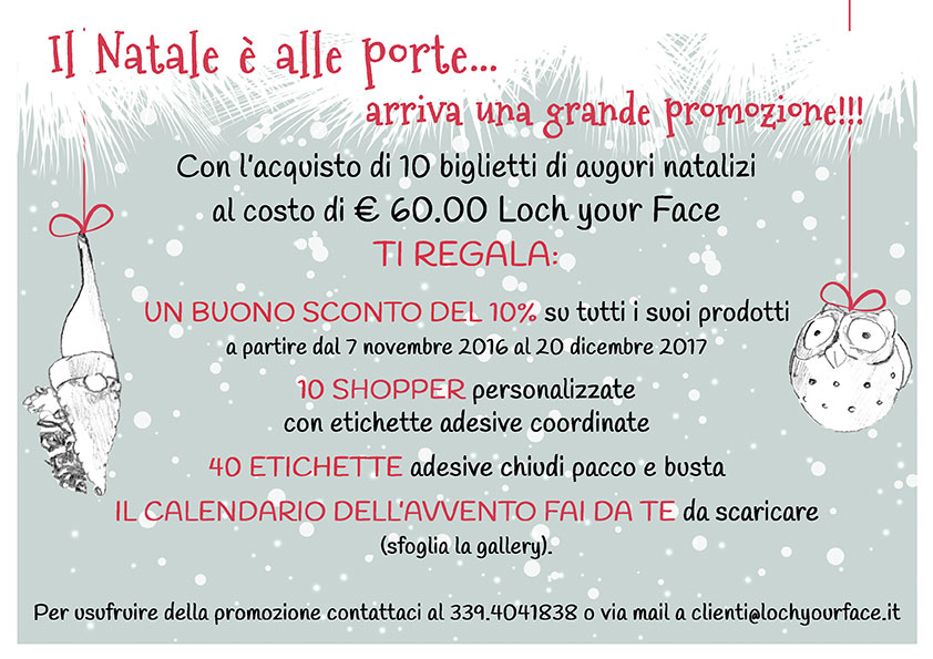 Promo Natale 2016 LOCH your FACE